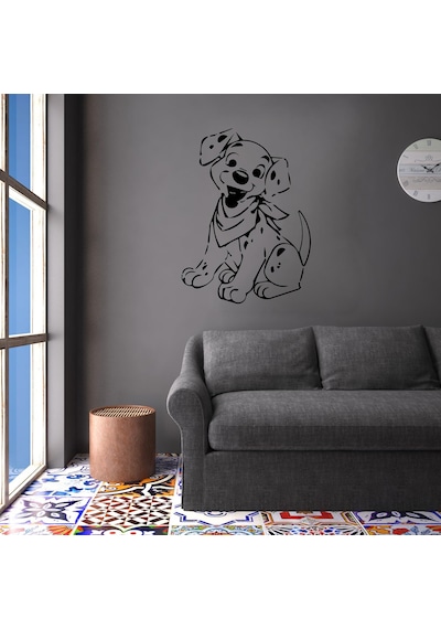 Dalmaçyalı Folyo Sticker 100cm Uzunluk Siyah