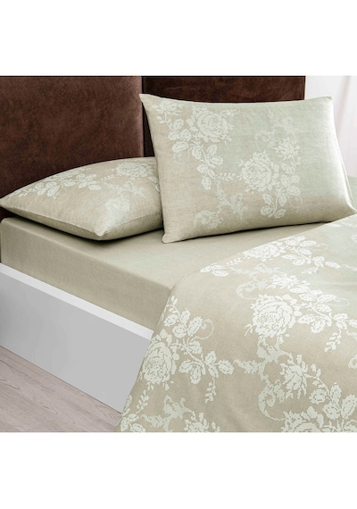 Taç Rilen Ranforce Queen Size Nevresim Takımı Taş