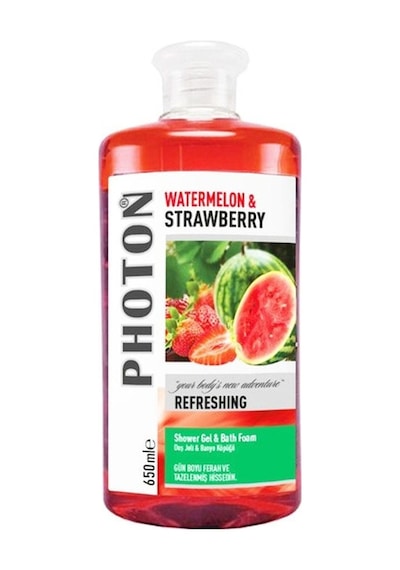 Photon Karpuz & Çilek Duş Jeli ve Banyo Köpüğü 650 ML