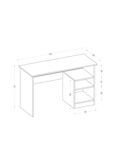 Decormet Bahar Çalışma Masası Beyaz Diğer
