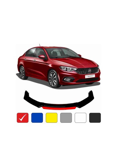 Fiat Egea Lip 4 Parça Kırmızı