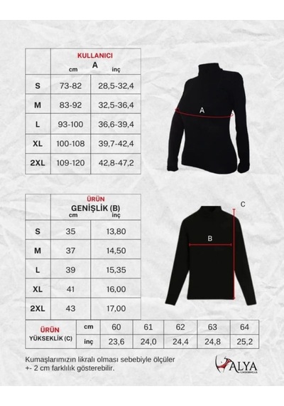 Alya Underwear Kaşkorse Yarım Boğaz Body Sweatshirt, Fitilli Kumaş, Likralı, Bordo Yavru Ağzı