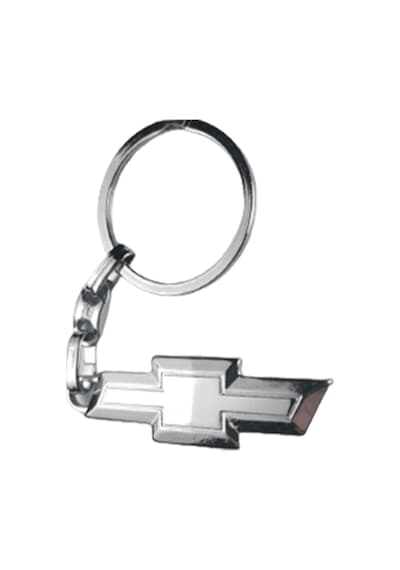 Chevrolet Uyumlu Anahtarlık 3D Metal Otomobil Anahtarlığı - Krom Kaplama