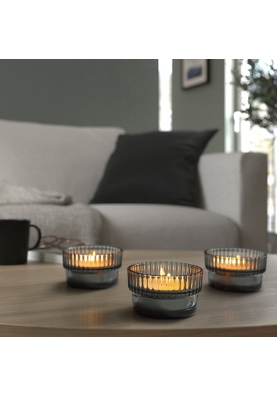 Tealight Mum, Beyaz, 9 Saat, 24 Adet beyaz