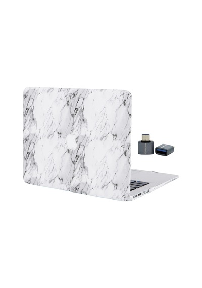 Macbook Pro Kılıf 13inç M1-m2, F.marble A1706 A1708 A1989 A2159 A2251 A2289 A2338 İle Uyumlu Siyah