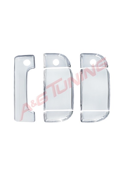 Vw T4 Caravelle Krom Kapı Kolu 1998-2003 7Prç Paslanmaz Çelik N11.474