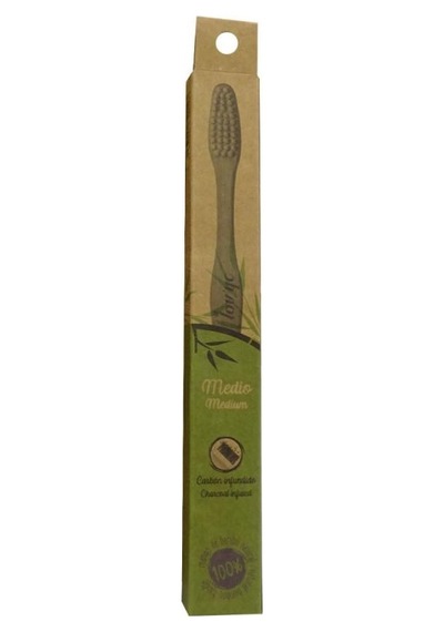 Lov'yc Bamboo Diş Fırçası Charcoal Orta
