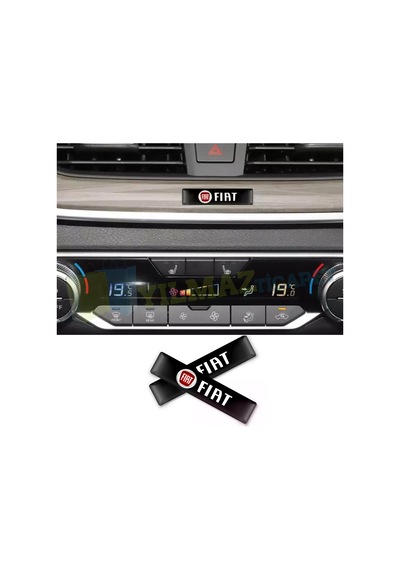Fiat Logo Arma Yan Ayna Vites Torpido Konsol Damla Sticker
