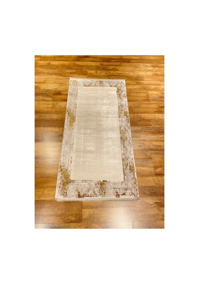 Voıla 05b Krem Gold Halı Çok Renkli
