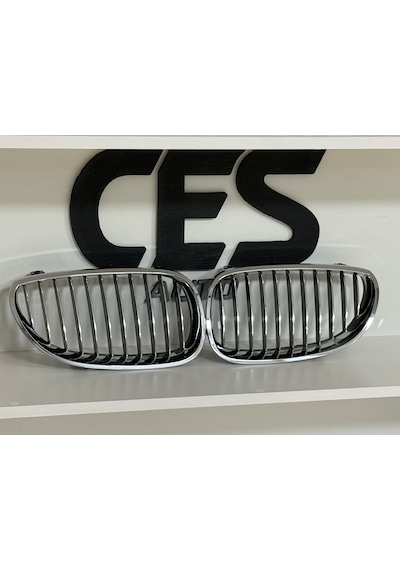 Bmw 5 Serisi E60 2003-2010 Krom Panjur Takımı Böbrek Seti Sıfır lı 1