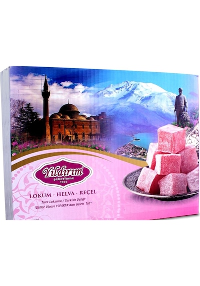 Yıldırım Şekerleme Gül Yapraklı Muska Gül Lokumu 4750 G