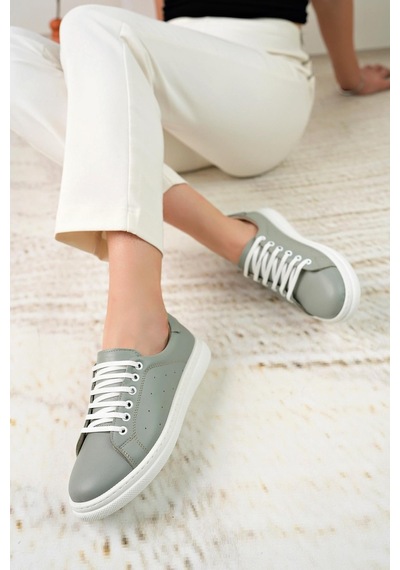 Nesil Shoes Syg P55 Yeşil Hakiki Deri Kadın Ayakkabı-yeşil Yeşil