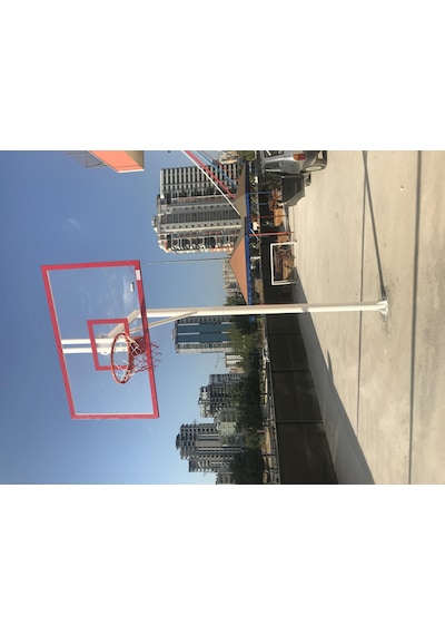 Mia Basketbol Potası 105 180 8 Mm Solid Polikarbon 45 Cm Sabit Çember