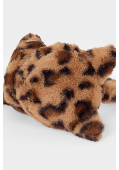 Defacto Kız Çocuk Leopar Desenli Pelüş Kulaklık F4355a825wnbn450 Kahve
