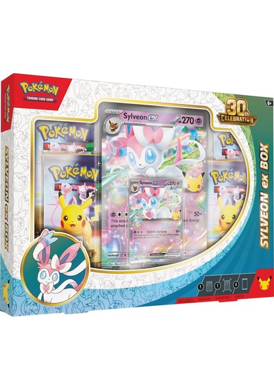 Pokémon Tcg: 30th Celebration Tin Box - Sylveon Ex Promo Kartlı Metal Koleksiyon Kutusu Orijinal Lisanslı