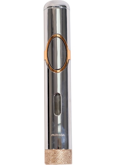 Parmida Tek Torch Pürmüz Delicili Gümüş Metal Puro Çakmağı - Tr9519