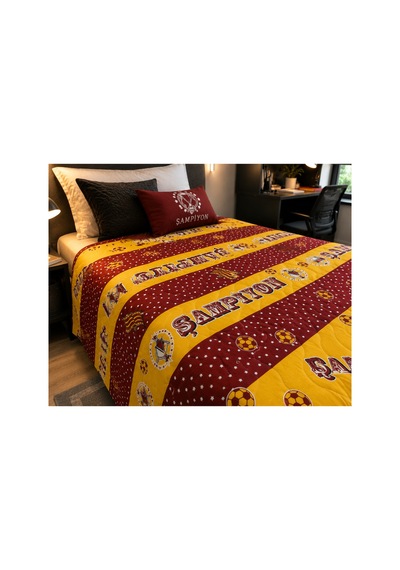 Tek Kişilik Çok Amaçlı Örtü Elyaf Dolgulu Kapitone Pike / Yatak Örtüsü - 155x215 Cm Çift Taraflı Şampiyon Tasarım Kırmızı Kırmızı Tek Kişilik Çok Amaçlı Örtü Elyaf Dolgulu Kapitone Pike / Yatak Örtüsü - 155x215 Cm Çift Taraflı Şampiyon Tasarım Kırmızı Kırmızı