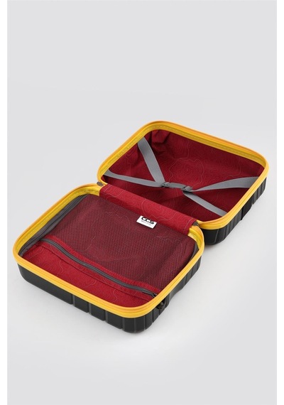 Ççs Unisex Makyaj Çantası C.ccs5240 Siyah-sarı