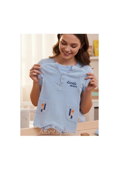 Altıntaş Baby Little Man Yazı Baskılı Erkek Bebek Premium Kalite İkili Tulum Dalga Köpüğü Dalga Köpüğü Altıntaş Baby Little Man Yazı Baskılı Erkek Bebek Premium Kalite İkili Tulum Dalga Köpüğü Dalga Köpüğü