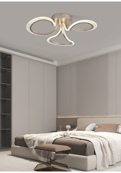 Celeste 3'lü Nikel Led Avize