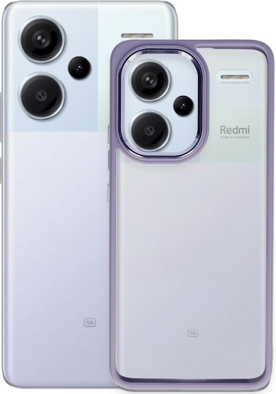 Newface - 345 - Xiaomi Redmi Note 13 Pro Plus Kılıf Power Silikon - Ece-umay - - Lila