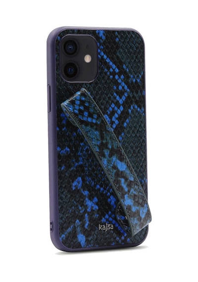 Kajsa Apple Uyumlu iPhone 12 Pro Kılıf Kajsa Glamorous Serisi Snake Handstrap Kapak ZORE-216674