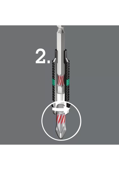 Wera 851/1 Btz Bits, Ph 2 X 25 Mm