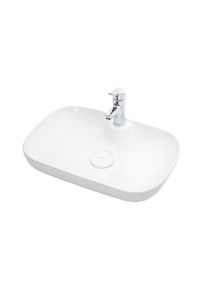 Lapino Premium Class 70 CM Tezgah Üstü Lavabo Beyaz