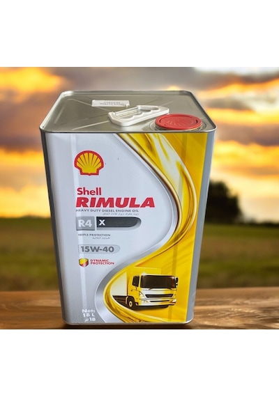 Shell Rimula R4 X 15W40 Motor Yağı 18 L