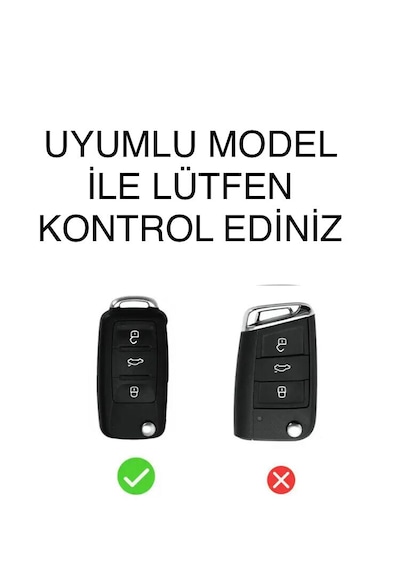 Amarok Polo Caddy Passat Uyumlu Karbon Anahtar Kılıfı