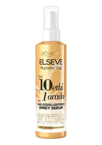 Elseve Mucizevi Yağ Saç Güzelleştirici Krem 150 ML + 10 Etki 1 Arada Saç Güzelleştirici Serum 150 ML