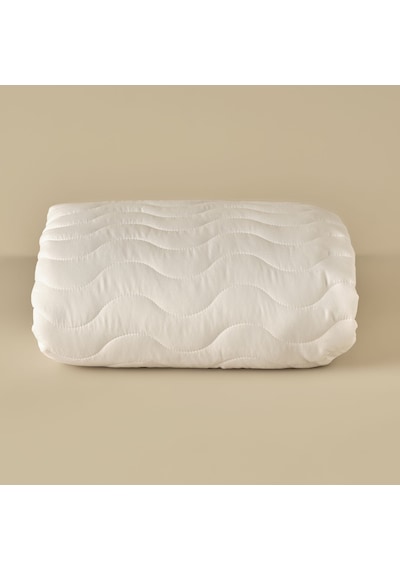 Bella Maison Sıvı Geçirmez Microfiber Kapitoneli Fitted Yatak Alezi Beyaz 160 x 200 Beyaz