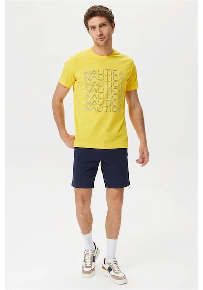 Nautica Erkek T Shirt V35528t 70e Sarı Sari Sarı