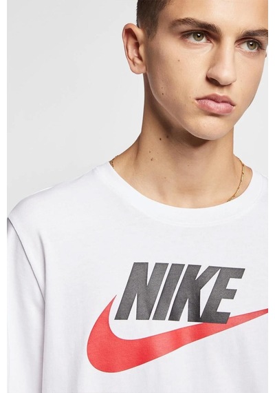Nike M Nsw Tee Icon Futura Ar5004-100 Beyaz Erkek T-shirt Beyaz