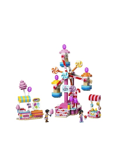 LEGO® Friends Şeker ve Kapkek Dönme Dolabı 42700 - 7 Yaş ve Üzeri Çocuklar için 3 Mini Bebek İçeren Oyuncak Yapım Seti (602 Parça)