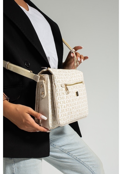 Just Polo Krem Kadın 3 Gözlü Çapraz Postacı Ve Omuz Çantası 29x20cm Pb2068 98520860