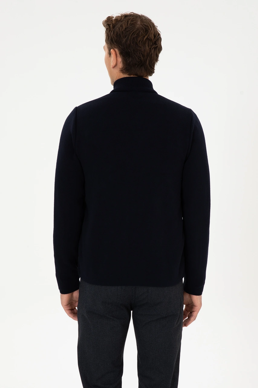 U.s. Polo Assn. Erkek Lacivert Hırka Triko 50308351-vr033 Lacivert
