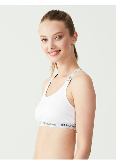 U.s. Polo Assn. Çapraz Askılı Büstiyer BEYAZ