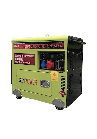 Genpower GDG 9500 TEC Oto 8.8 Kva Dizel Trifaze Otomatik Jeneratör