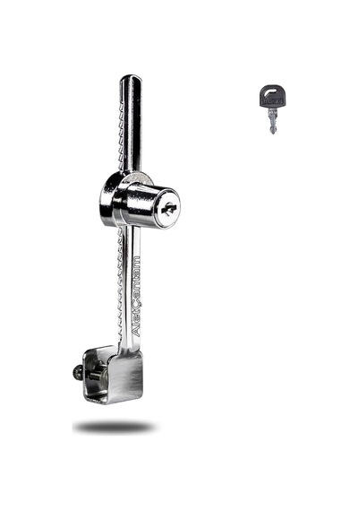 Dolap Kilidi Sürgülü Kilit Cam Kilidi 135mm 2 Anahtar, Kl0035101