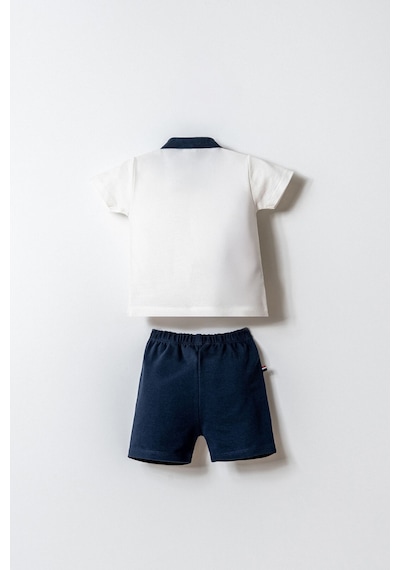 U.s. Polo Assn. Erkek Bebek Beyaz Şort Takım 5274-50021 Beyaz