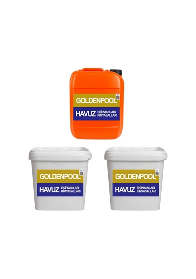 GTX Goldenpool Toz Klor - Yosun Önleyici - Toz ph Düşürücü Paketi