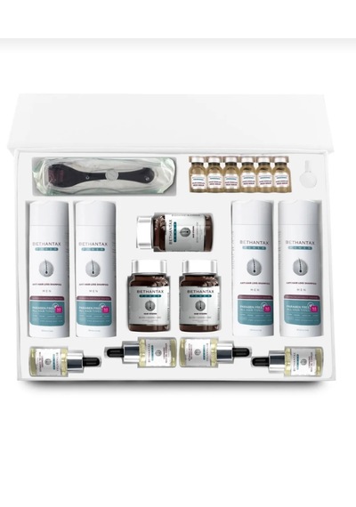 Bethantax Power Hair Loss 6 Months Flacon Plus Hair Set
