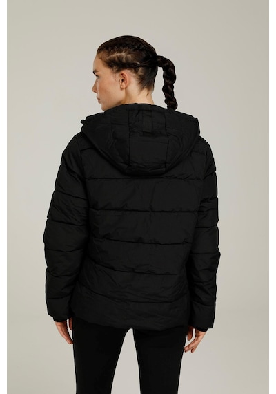 Lumberjack Sn31 Apreski Coat Siyah Bayan Mont 001