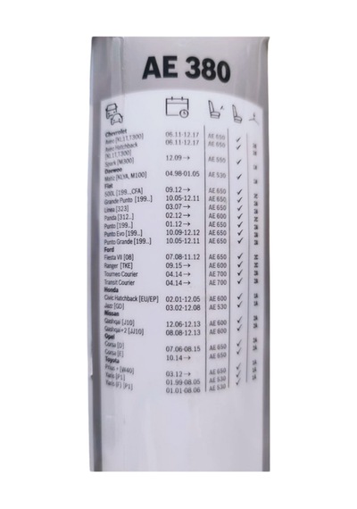 Aero Eco 380 Mm Aparatlı Muz Silecek Ae380 3397015575 Tekli Üstün Performans Ve Dayanıklılık
