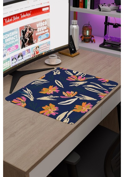 Kumaş Kaymaz Dikişli Kauçuk Oyuncu Mousepad V1 - 48x40 Xl Gaming Mouse Pad Fare Altlığı