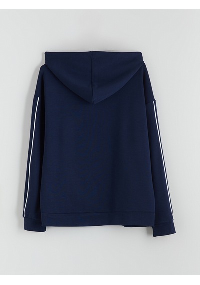 Lcw Everyday Lacivert Oversize Kadın Hoodie
