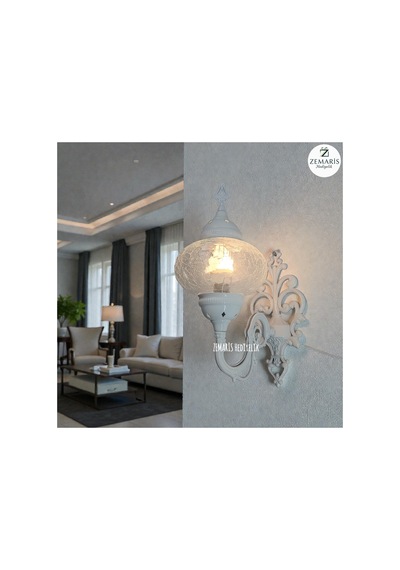 Beyaz Renk Aplik Gri - 821590560 Gri