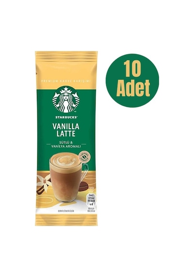 Starbucks Vanilla Latte Tek İçimlik Kahve 10 Adet