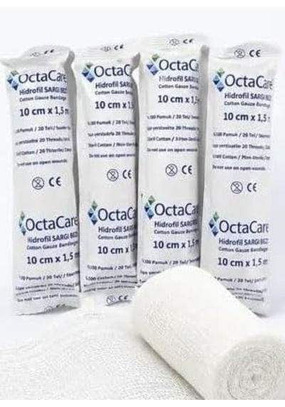 Tr Octacare Hidrofil Sargı Bezi 10 Cm X 1,5 M 10 Adet